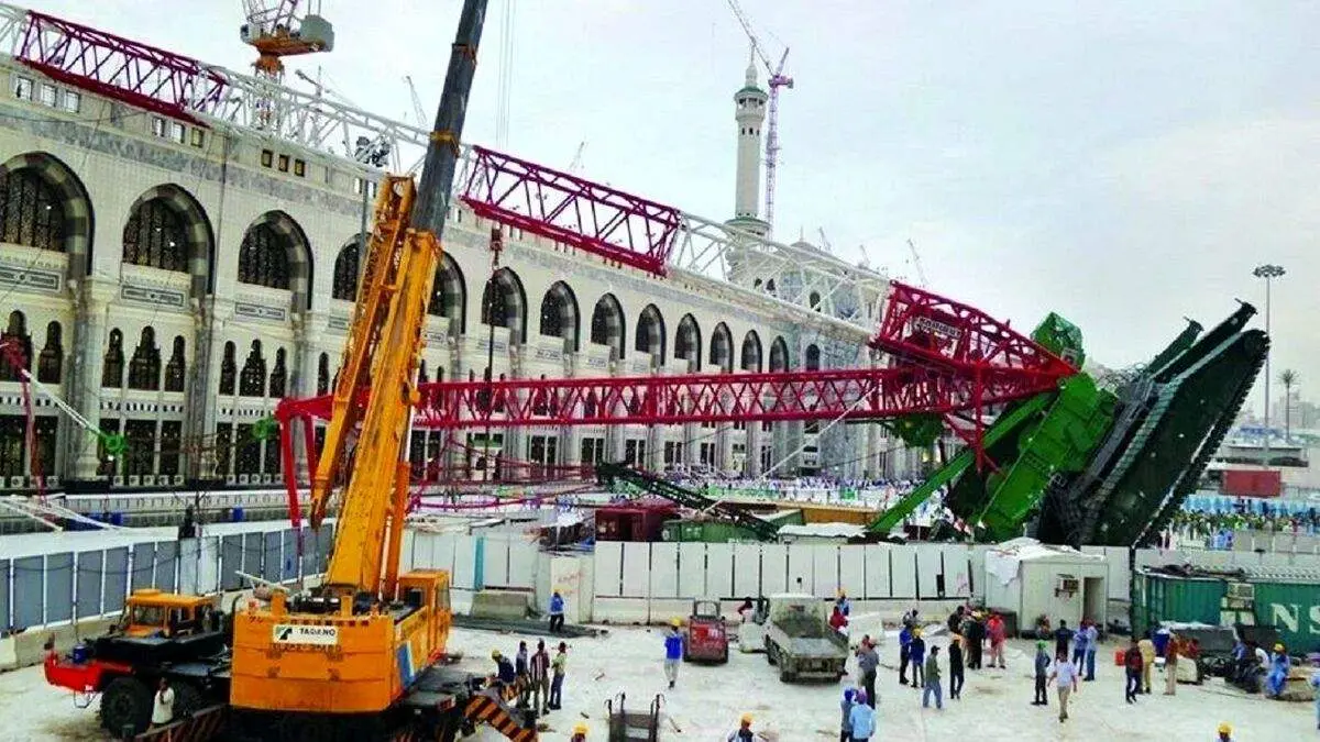 پرونده سقوط جرثقیل در مسجدالحرام مختومه شد