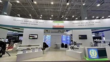 بازدید وزیر دفاع روسیه از غرفه ایران در نمایشگاه نظامی مسکو+ فیلم