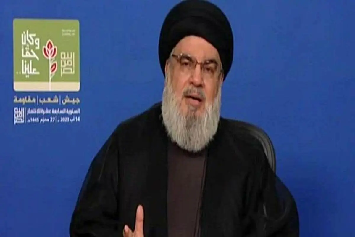 هشدار معنادار دبیر کل حزب الله لبنان به رژیم صهیونیستی