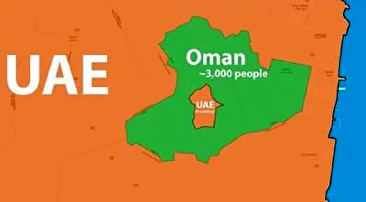 آیا می دانستید بخشی از کشور عمان در خاک اماراته؟+ فیلم