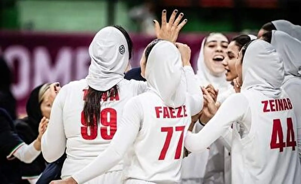 شادی زنان بسکتبالیست ایران پس از صعود به فینال آسیا+ فیلم