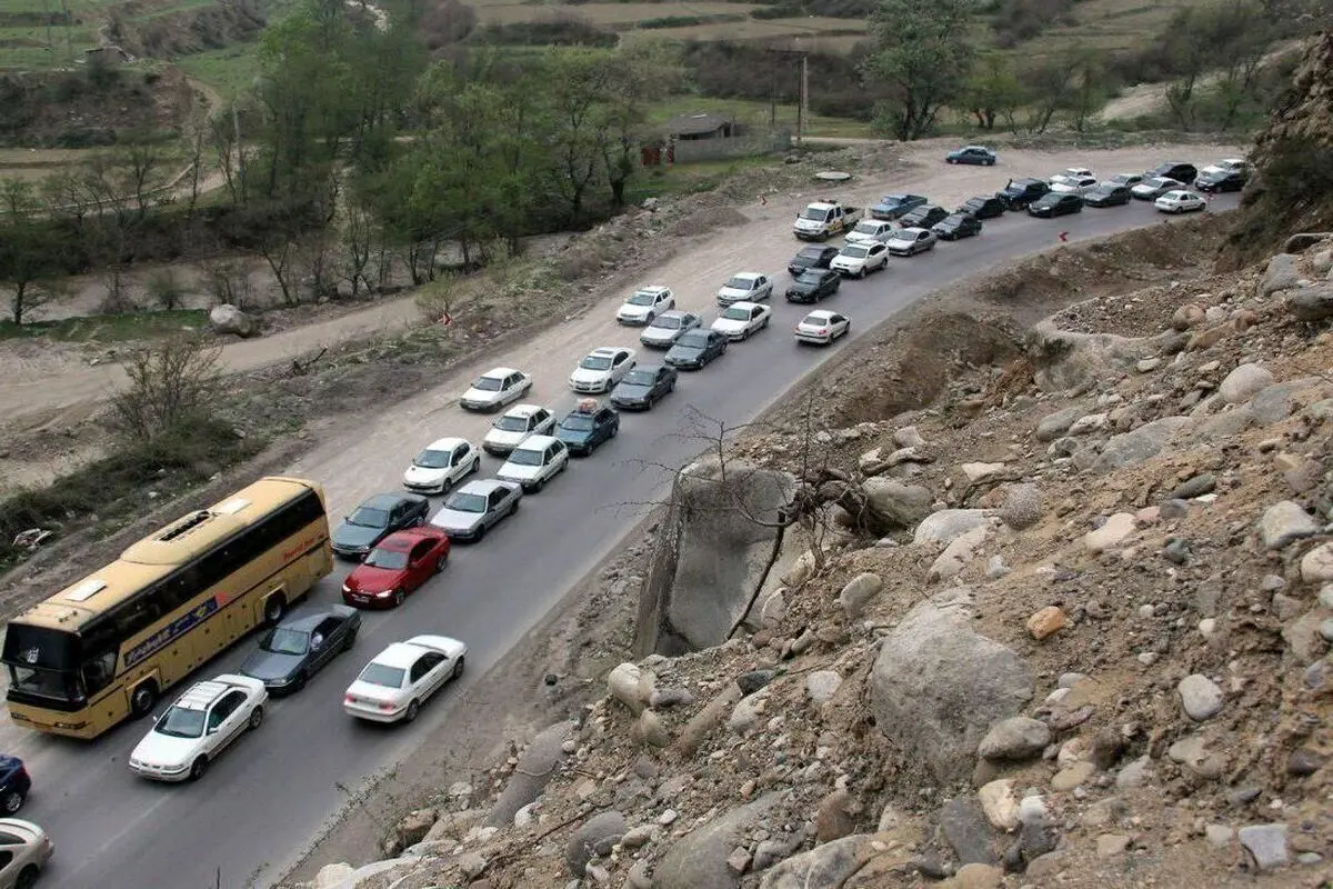 جاده هراز فردا مسدود است