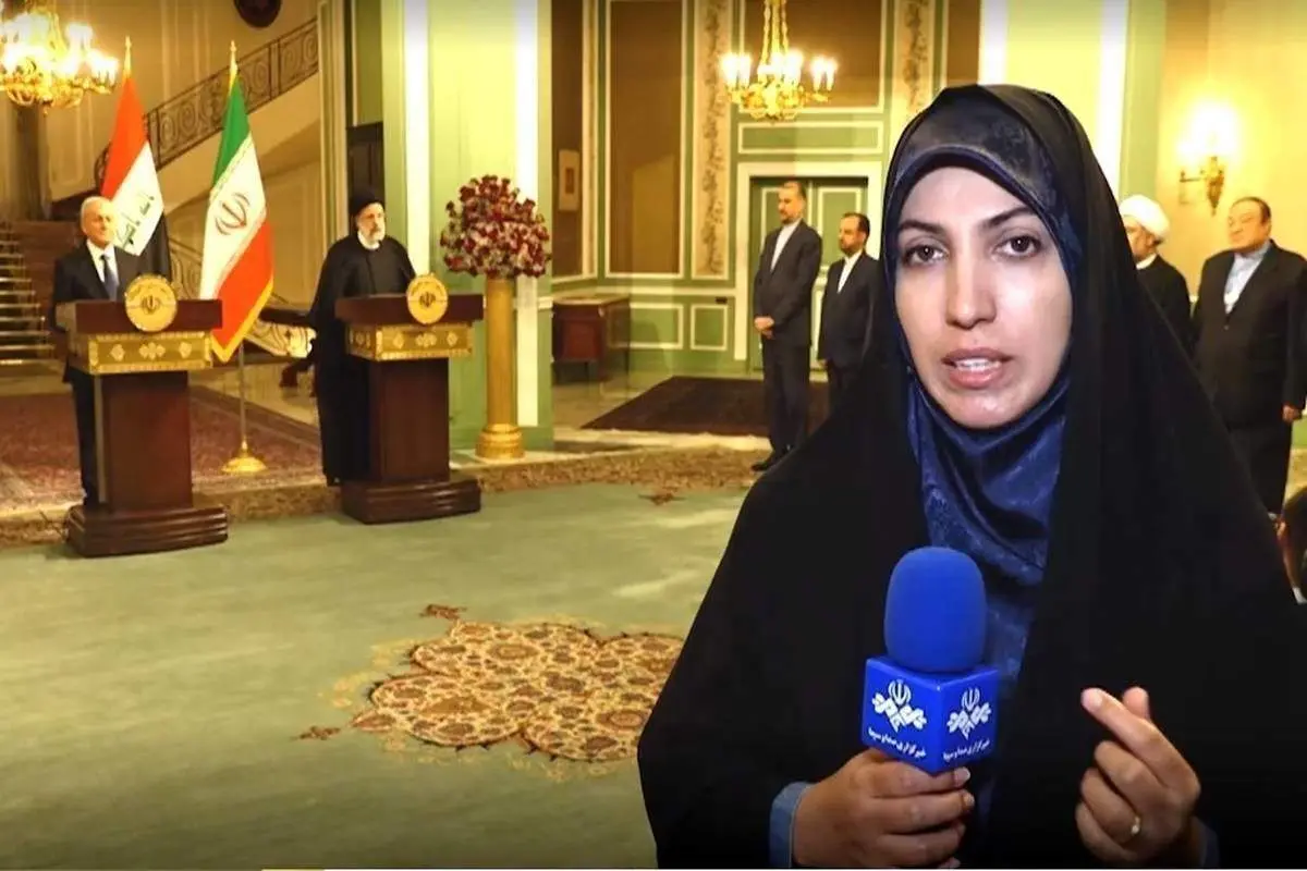  آمنه ذبیح‌پور و وزرای رئیسی در یک قاب