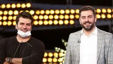 ژست های جنجالی علی ضیا و روزبه حصاری در مراسم اکران یک فیلم+ عکس