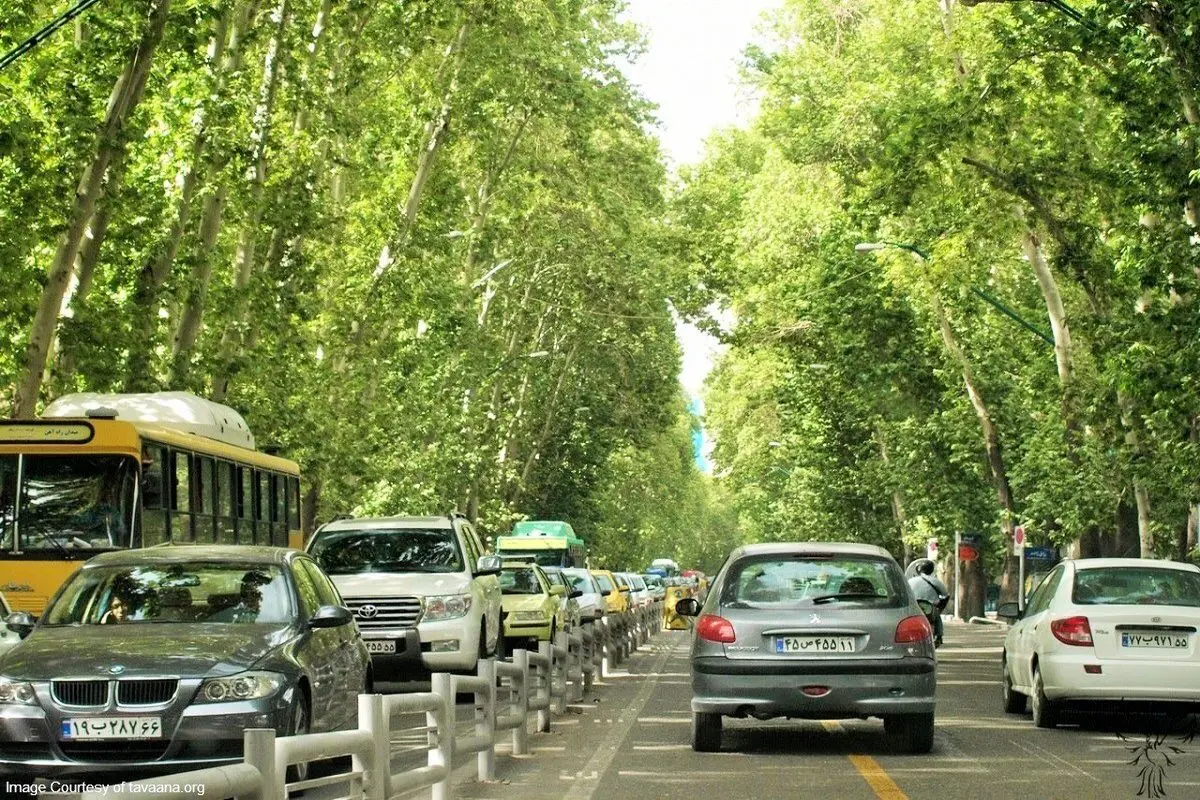 عکسی زیرخاکی از خیابان ولیعصر ۸۶ سال قبل