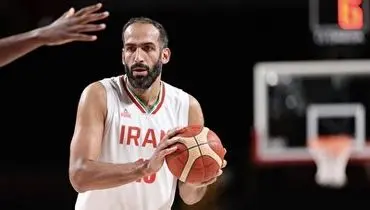لحظه احساسی خداحافظی حامد حدادی از تیم ملی بسکتبال+ فیلم