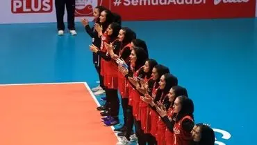 برد تیم ملی والیبال زنان ایران در قهرمانی آسیا