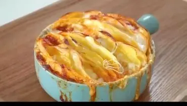 نحوه پخت گراتن سیب زمینی خامه ای را ببینید+ فیلم