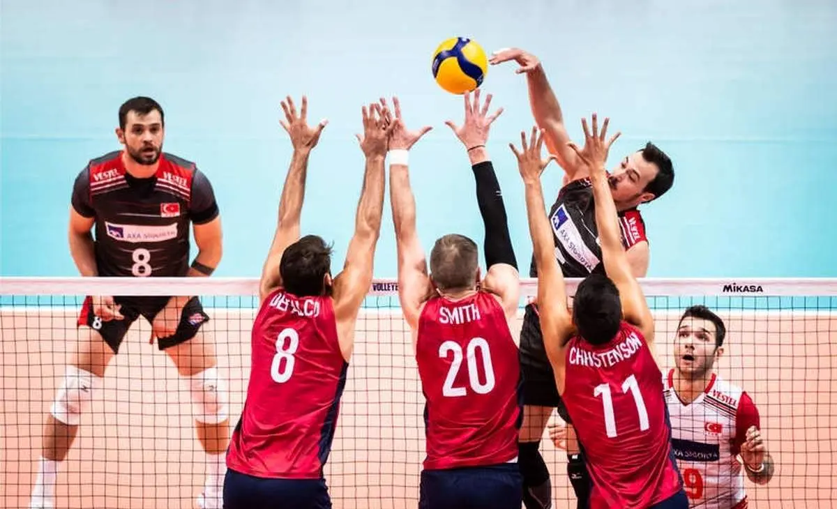 خالکوبی فارسی جالب بازیکن والیبال تیم ملی ترکیه+ عکس