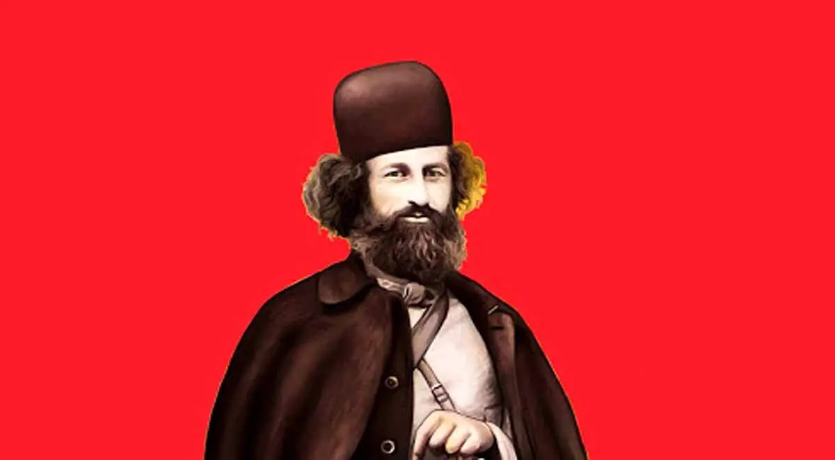 تصویری زیرخاکی از میرزا کوچک خان در دوران تحصیل