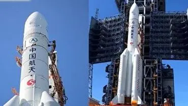 پرتاب یک موشک چینی حامل چهار ماهواره از دریا به فضا+ فیلم