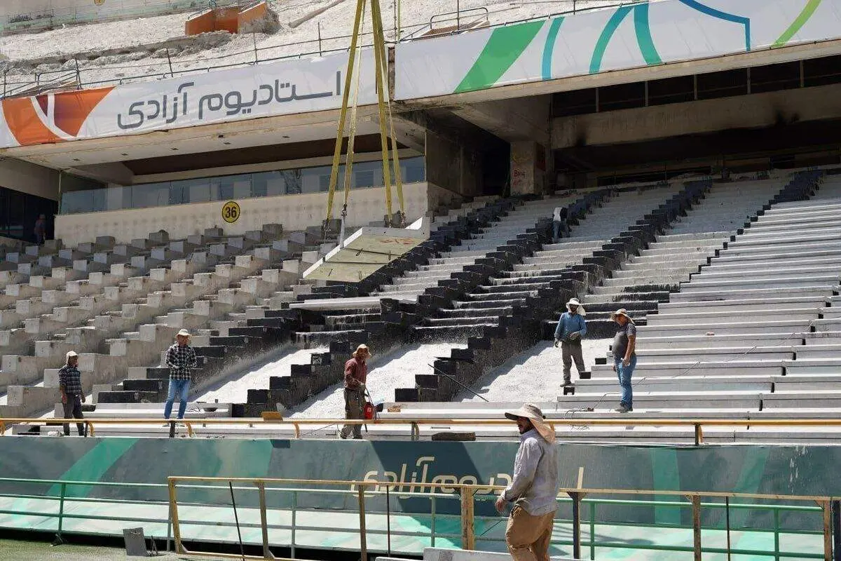 آخرین خبرها از وضعیت ورزشگاه آزادی برای بازی پرسپولیس - النصر