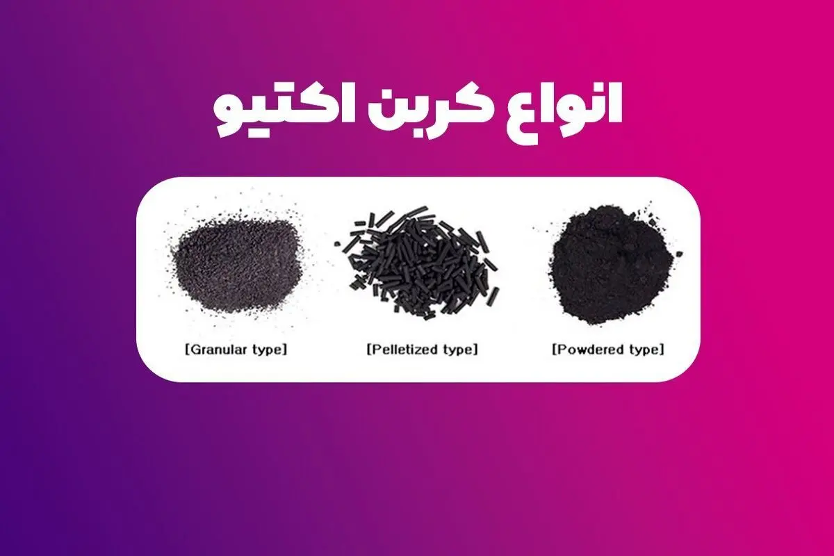 کربن اکتیو پودری، میلهای و گرانولی