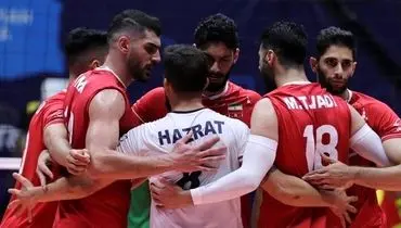 پیروزی تیم ملی والیبال ایران مقابل عراق