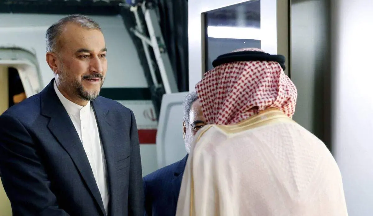 پذیرایی ساده مقامات سعودی از امیرعبداللهیان+ عکس