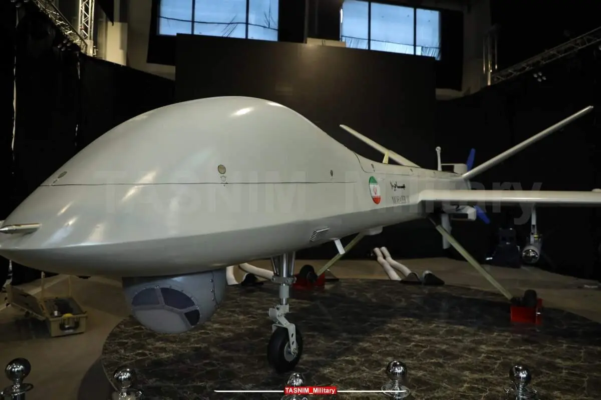 پهپاد جدید ایران بر فراز اسرائیل+ عکس