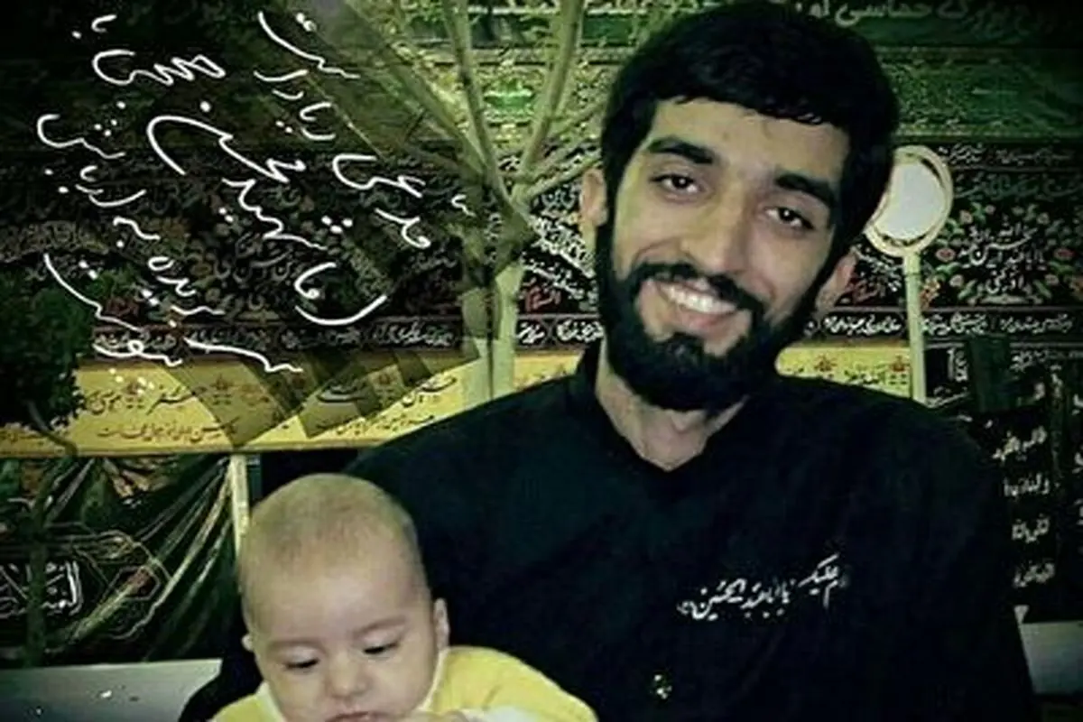 شهید محسن حججی در پیاده روی اربعین