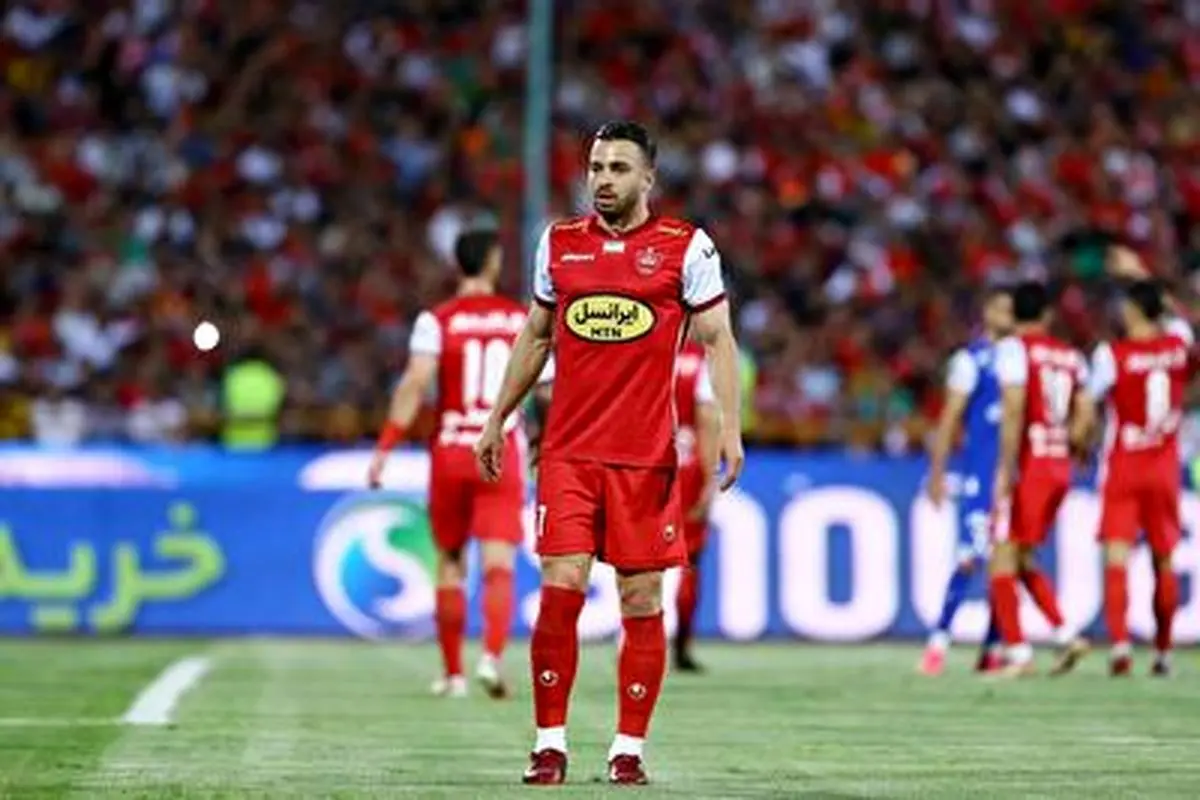 گل اول ذوب آهن به پرسپولیس با گل به خودی سروش رفیعی+فیلم