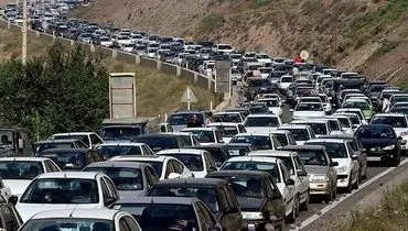 یکطرفه شدن جاده چالوس و آزاده راه شمال به سمت تهران