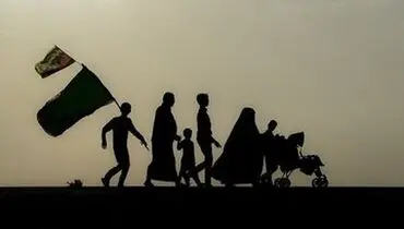 تصویری قدیمی از عالم معروف مشهدی در پیاده روی اربعین+ عکس
