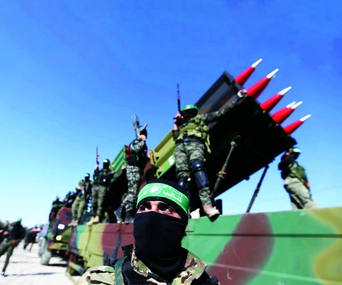 آزمایش موشک توسط مقاومت غزه