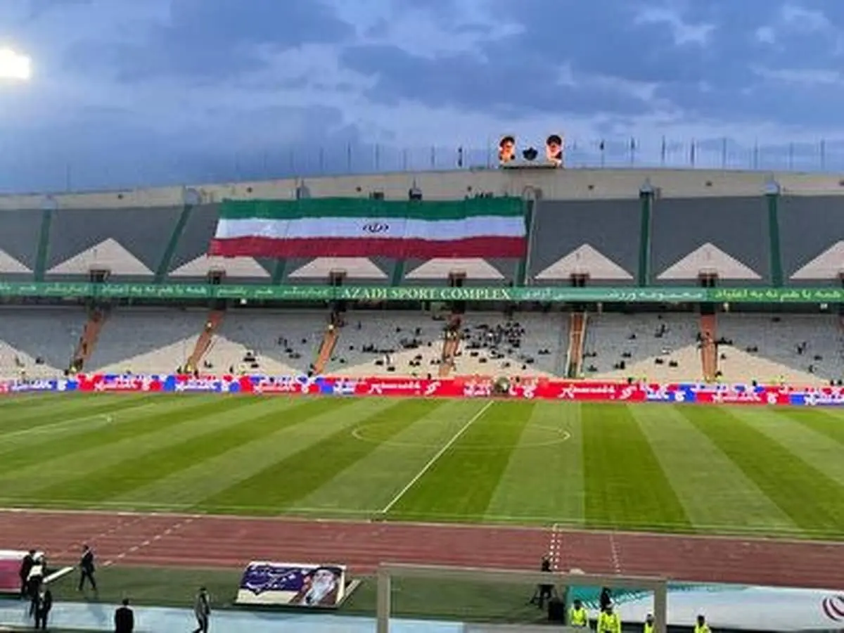 آخرین وضعیت ورزشگاه آزادی ۴۸ ساعت مانده به بازی پرسپولیس و النصر+ فیلم