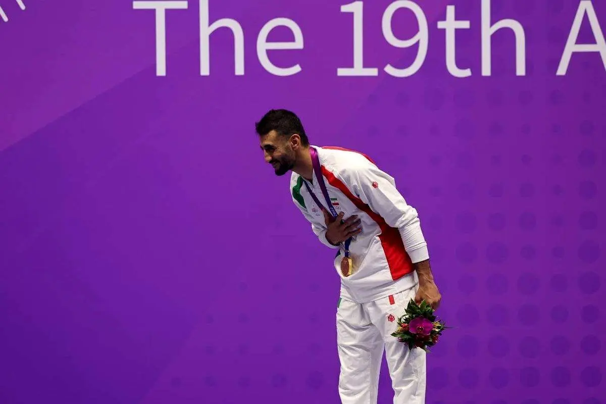 صبری سومین مدال طلا را از آن خودش کرد+عکس