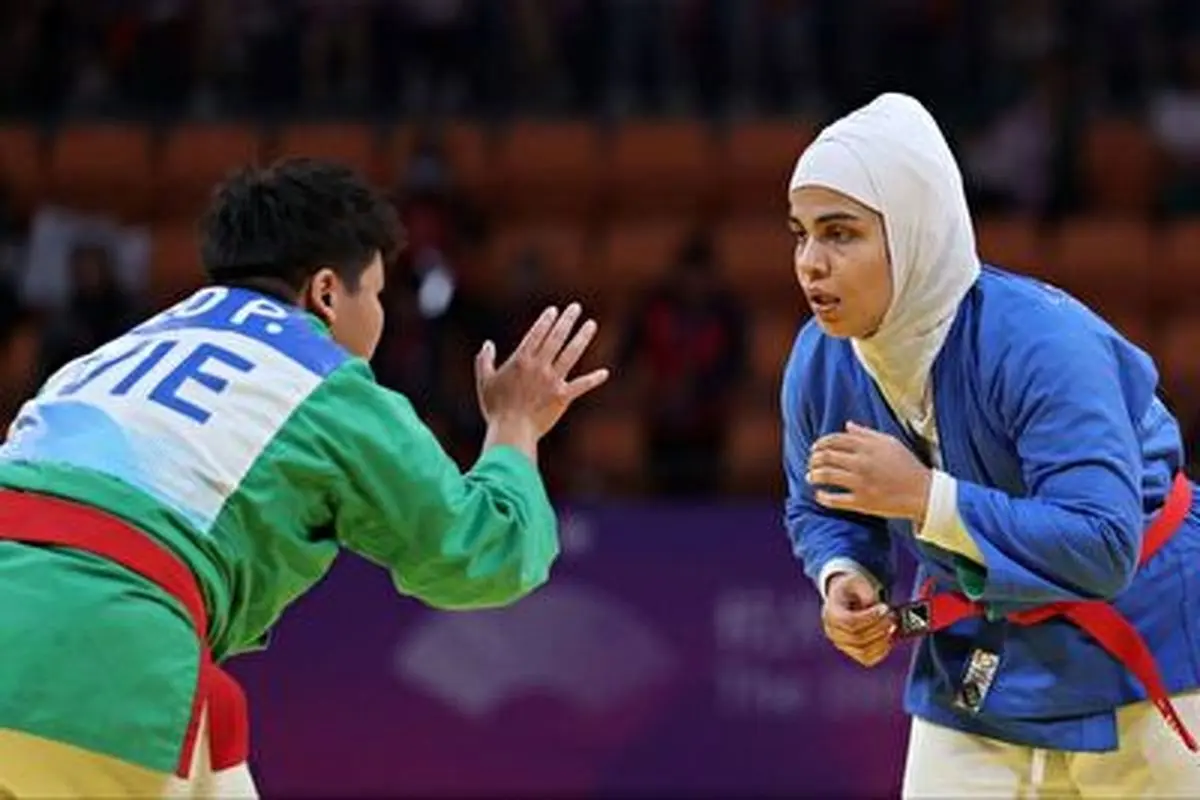 وضعیت حجاب و پوشش دو دختر مدال آور ایرانی در رقابت‌های آسیایی+ فیلم