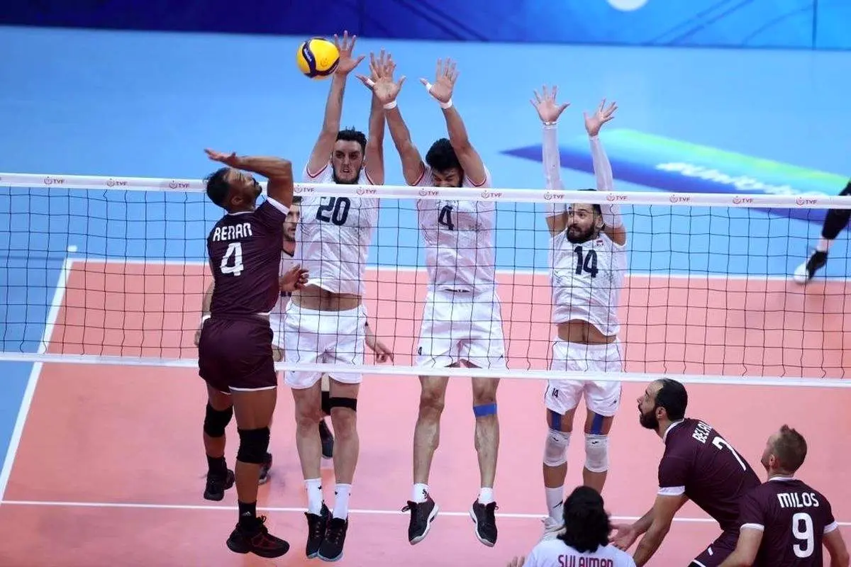 نخستین پیروزی والیبال ایران در راه المپیک