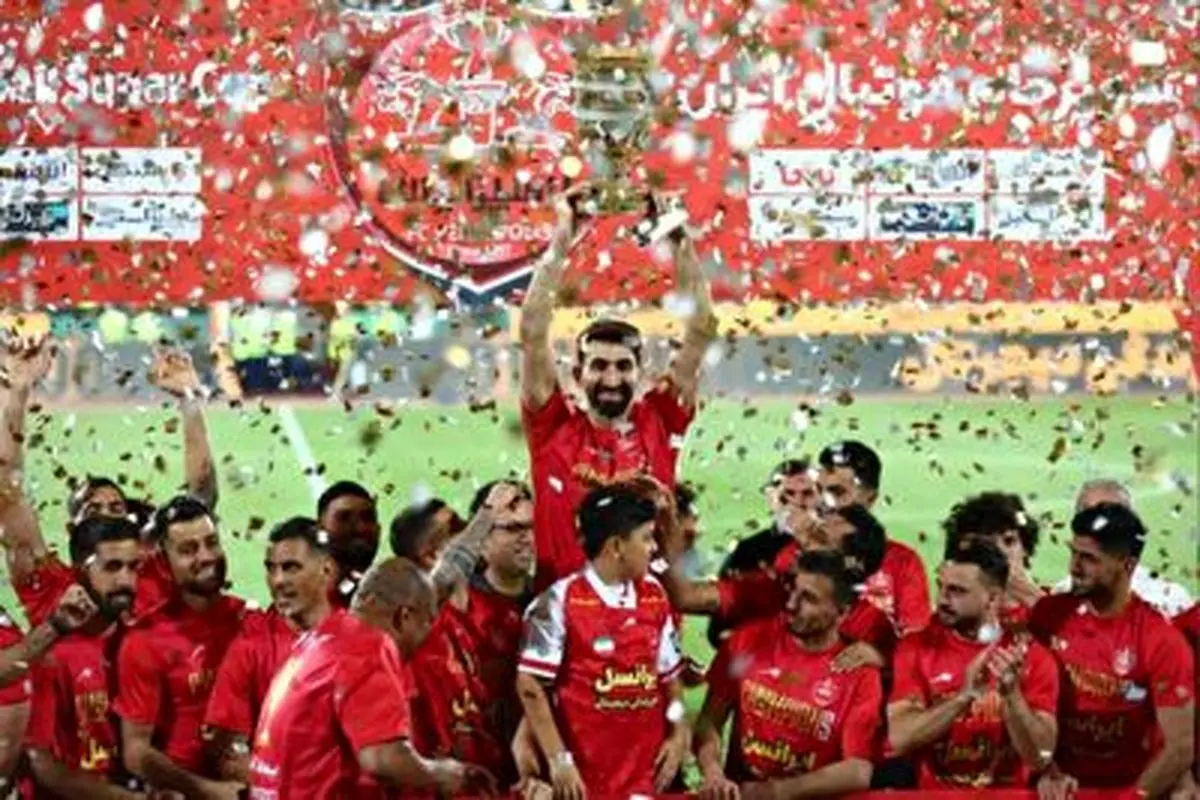 لحظه اهدای سوپر جام به پرسپولیس+ فیلم