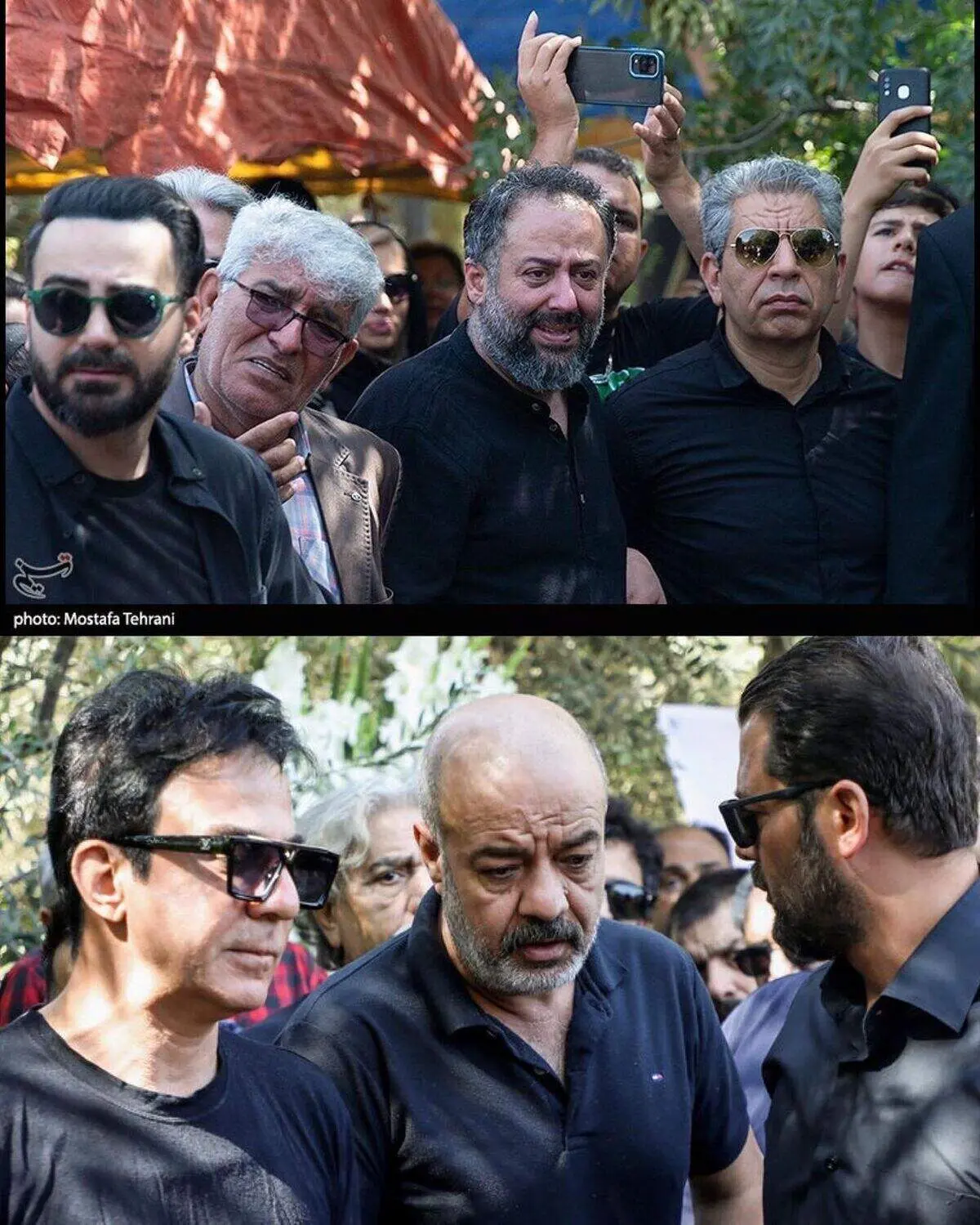 تصاویری از حضور هنرمندان در مراسم تشییع پیکر آرش میر احمدی