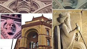 سردیس دیوار اداره پست برلین، این پادشاه بزرگ ایرانی است+ عکس