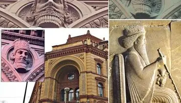 سردیس دیوار اداره پست برلین، این پادشاه بزرگ ایرانی است+ عکس