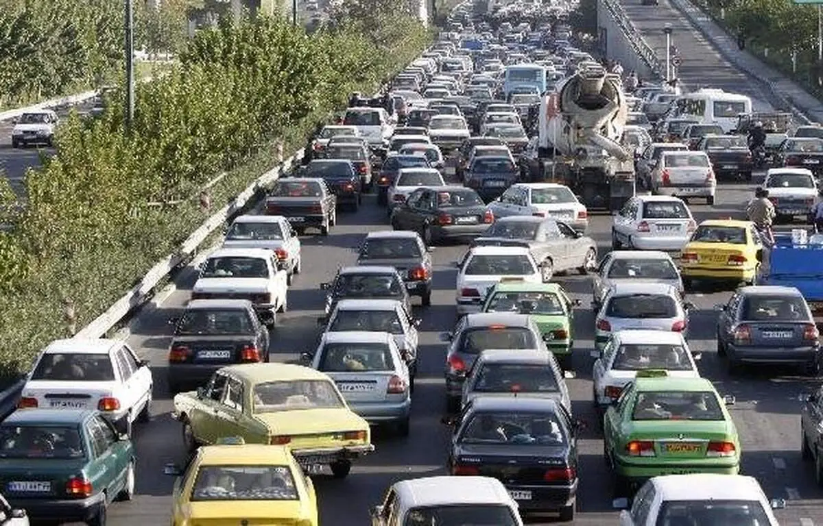 افزایش ۲۰ درصدی ترافیک امروز تهران نسبت به اول مهر
