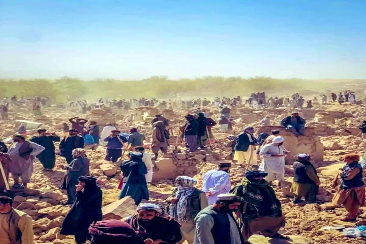 تصویری غم انگیز  از شهر زلزله زده هرات در افغانستان