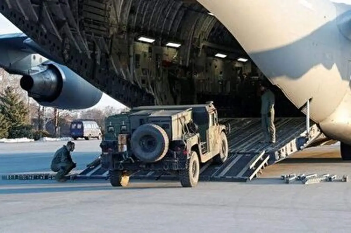 تصاویر اولین تجهیزات نظامی اهدایی آمریکا به اسرائیل+ فیلم