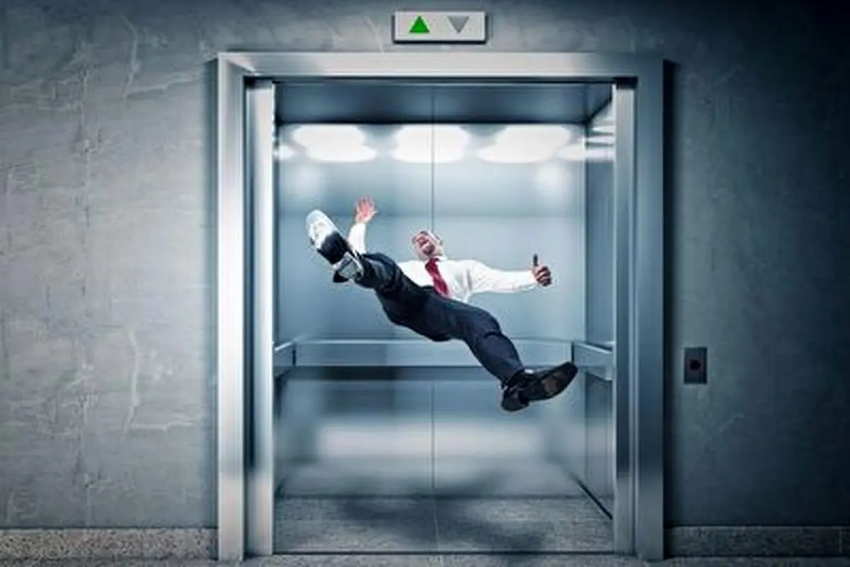 نکات ایمنی در صورت سقوط ناگهانی آسانسور+ فیلم