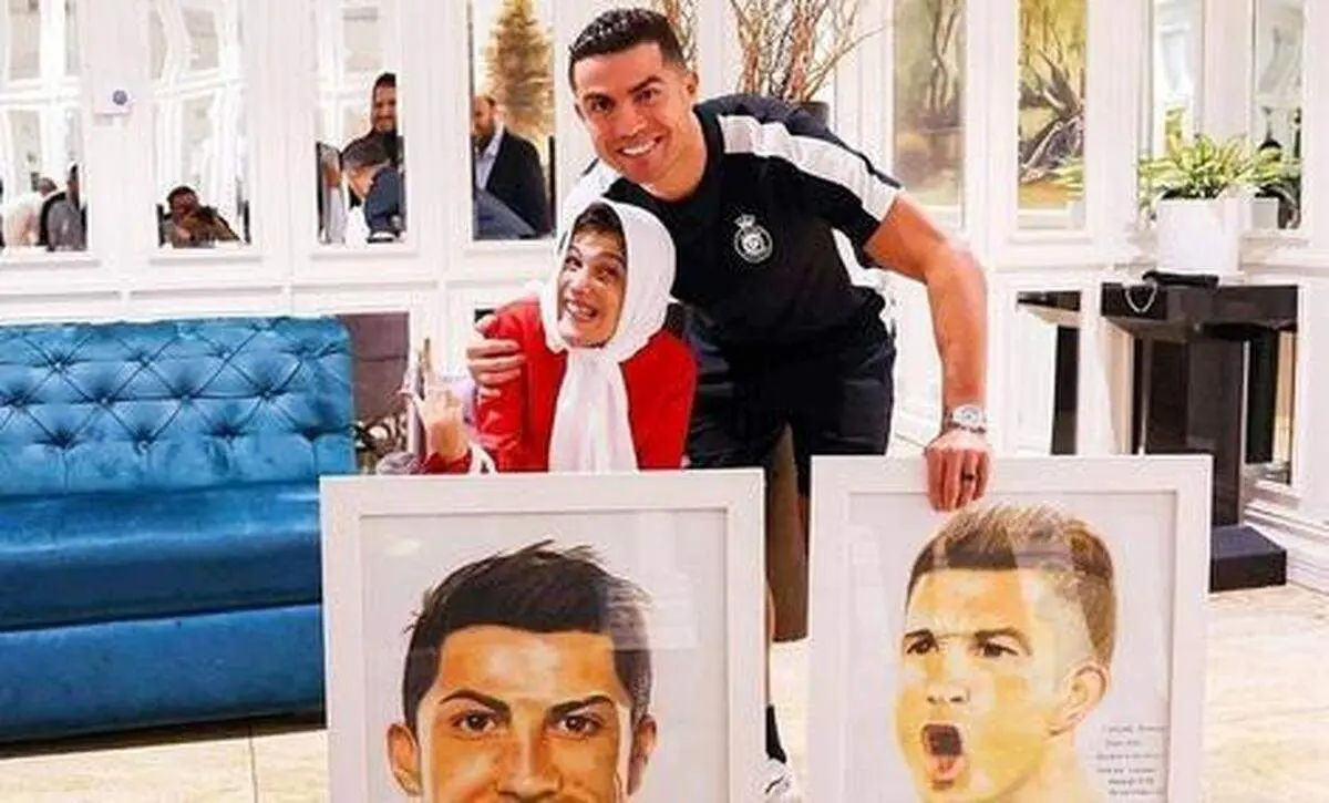 واکنش فاطمه حمامی به جنجال بغل شدن توسط رونالدو