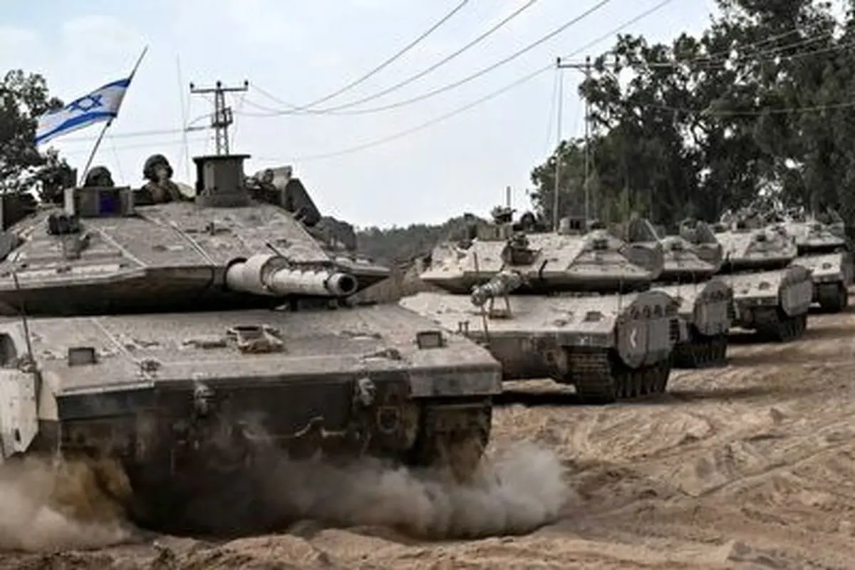 اولین تصاویر از ورود تانک‌های اسرائیل به خیابان های جنوب غزه+ فیلم
