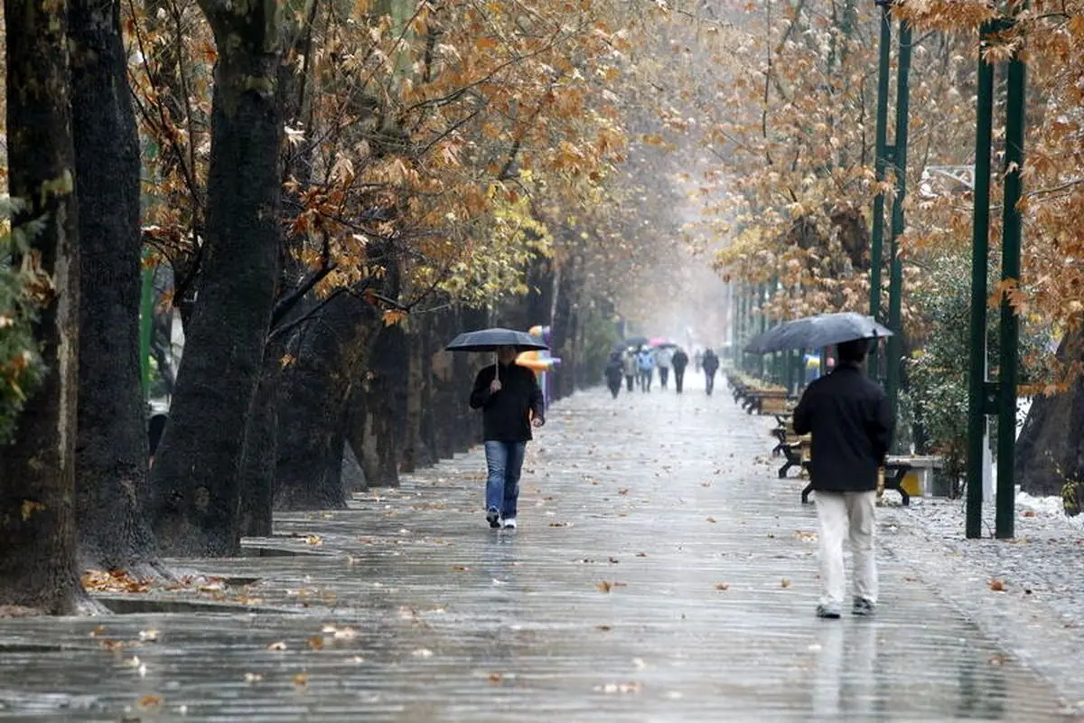 بارش باران پاییزی در غالب نقاط کشور