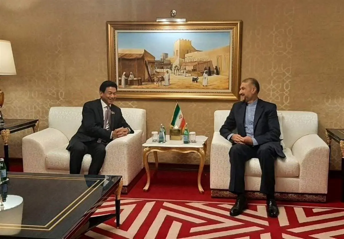 دیدار امیرعبداللهیان با وزیر خارجه تایلند در قطر