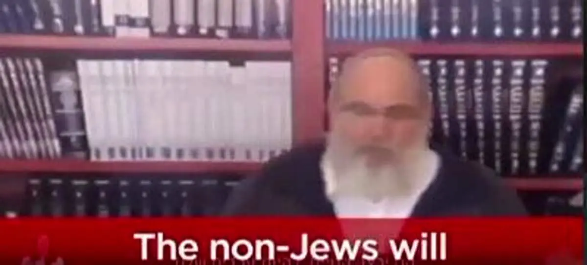 اظهارات عهد حجری خاخام کشتیل در مدرسه عقیدتی صهیونیست‌ها+فیلم