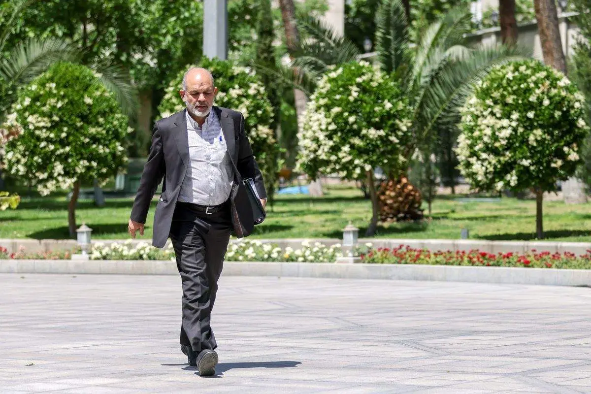 ژست جالب دو وزیر در حیاط دولت + عکس