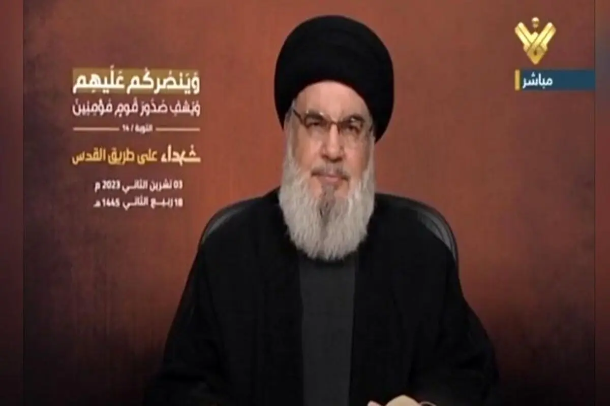 دبیر کل حزب الله: طوفان الاقصی یک عملیات کاملا فلسطینی بود