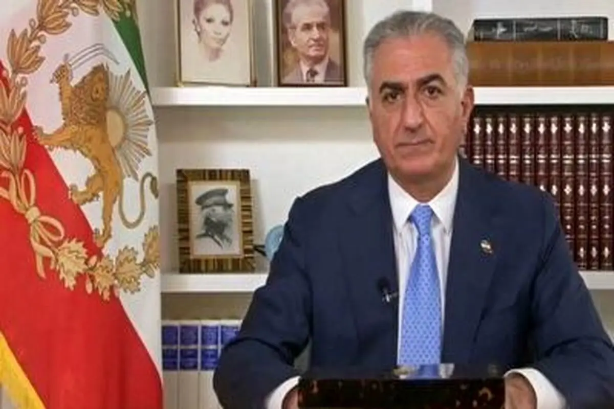 رضا پهلوی به دنبال افزایش فشار حداکثری و تحریم ایران+فیلم