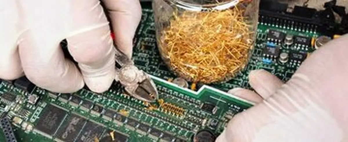 حجم عظیمی از طلا در زباله‌های الکترونیکی!