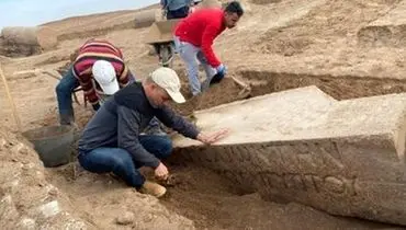 کشف جدید باستان‌شناسان در عراق؛ مجسمه ای شگفت انگیز+ عکس