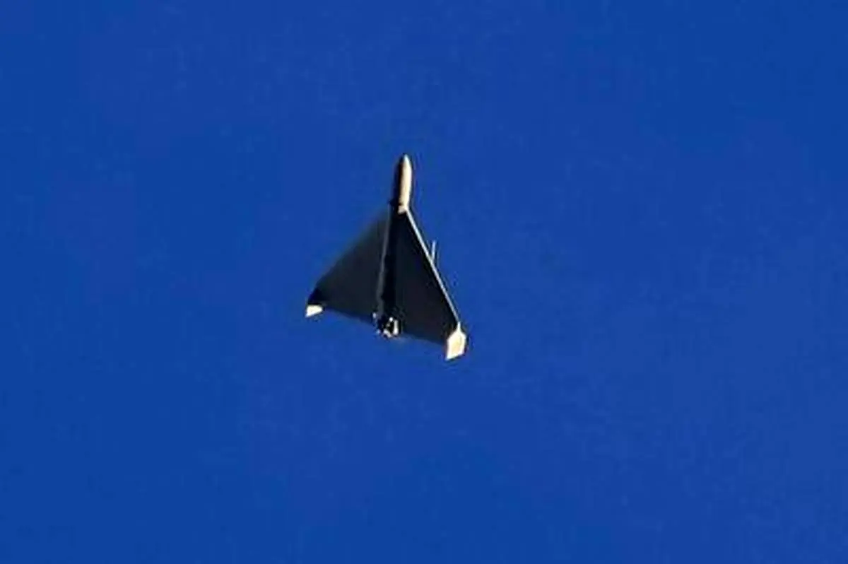 مدل متفاوت و دیده نشده‌ی پهپاد شاهد انتحاری+ فیلم