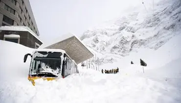 ارتفاع شوکه کننده برف در آلمان + فیلم