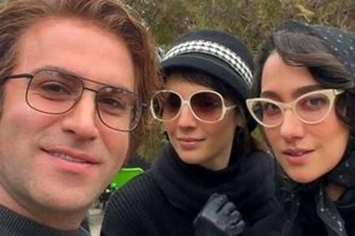 بازیگر تاسیان و همسر بهرام رادان در یک مهمانی هندی